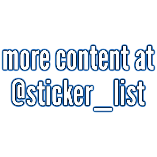 Sticker